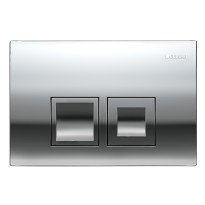 Clapeta de actionare GEBERIT Delta35 cromat cu dubla comanda pentru rezervor incastrat