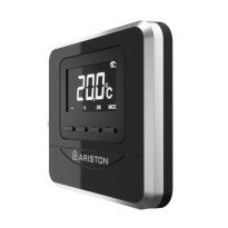 Termostat programabil cu fir Ariston CUBE negru