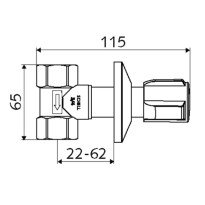 Robinet de trecere ingropat 3/4 Schell 
