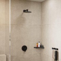 Brat de dus Hansgrohe Vernis Blend 24 cm negru mat