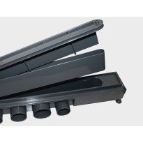 Pachet rigola de dus Wirquin Venisio debit ultra rapid cu capac inox 70cm