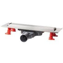 Pachet rigola de dus Wirquin Venisio SLIM cu capac inox 70cm