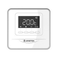 Termostat programabil fara fir Ariston CUBE RF alb