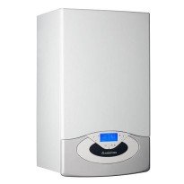 Centrala termica in condensare Ariston Genus Premium Evo HP 100 EU 3 ani garantie, kit evacuare inclus