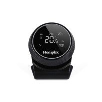 Termostat ambiental Homplex NX1, fara fir, programabil, control prin internet, negru, 5 ani garantie