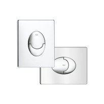 Clapeta de actionare WC Grohe Skate Air cromat cu dubla comanda pentru rezervor incastrat