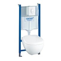 Clapeta de actionare WC Grohe Skate Air alb cu dubla comanda pentru rezervor incastrat