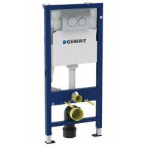 Rezervor incastrat WC Geberit Duofix cu set fixare si clapeta crom Delta20