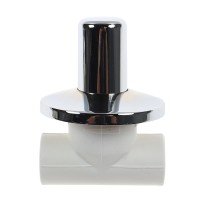 Robinet de trecere apa PPRC DN 25 Sanica cromat