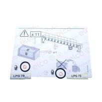 Set complet duză arzător (GPL) Ariston Clas Evo, Genus Evo, Genus, Egis, Clas, AS