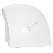 Uscator de maini cu senzor Ferro alb, 1500W