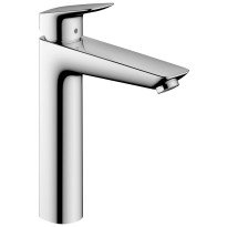 Baterie lavoar inalta Hansgrohe Logis 190 fara ventil crom lucios
