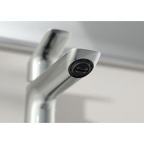 Baterie lavoar Hansgrohe Logis 110 Fine crom cu ventil Pop-Up