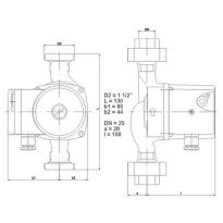 Pompa de circulatie IMP PUMPS NMT 25/60-130