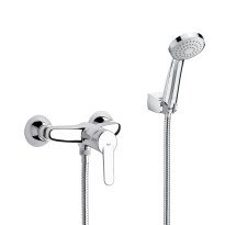 Baterie dus Roca Victoria cu accesorii (para de dus mobila, furtun flexibil, agatatoare de dus) A5A2025C02