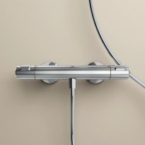 Baterie dus termostatata Ideal Standard Ceratherm T25 crom de perete