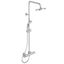 Coloana de dus Ideal Standard Ceratherm T25 cu baterie termostatata si para rotunda