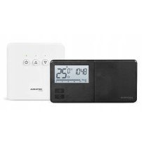 Termostat de ambient AURATON TUCANA SET BLACK fara fir programabil 