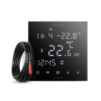 Termostat in doza Auraton Pictor DS BLACK programabil, negru