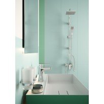 Set de dus dual Ferro Squerto crom fara baterie