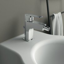 Baterie bideu Ideal Standard Cerafine D BC492AA crom cu ventil pop-up