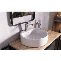 Baterie lavoar Ferro Vitto Verdeline cu ventil, crom BVI2VL