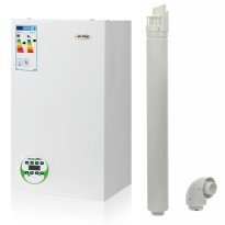 Centrala termica in condensare Motan MKDens 20, kit evacuare inclus