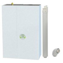 Centrala termica in condensare Motan MKDens 35 kW BA cu boiler din inox 40 litri, kit evacuare inclus