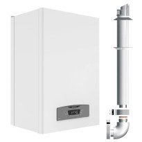 Centrala termica in condensare Ariston Clas B One WIFI 24 kW cu boiler incorporat 40 litri, 3 ani garantie, kit evacuare inclus