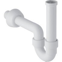 Sifon Geberit pentru lavoar/bideu, evacuare orizontala, 5/4" inaltime 70mm evacuare 40mm - alb