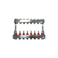 Distribuitor incalzire pardoseala din inox cu debitmetre 13 circuite 1
