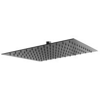 Palarie de dus Ferro Slim 300x300 mm negru mat
