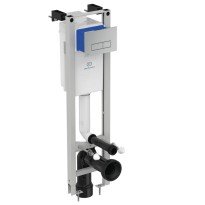 Bazin incastrat pentru WC IDEAL STANDARD Prosys Eco M + clapeta crom Oleas M2 R0121AA 