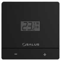 Termostat Salus cu fir, neprogramabil negru EASY230B
