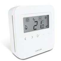 Termostat ambient Salus HTRS230 cu fir, pentru incalzire in pardoseala, neprogramabil, 5 ani garantie