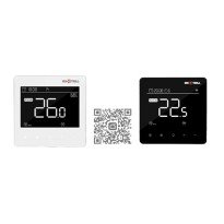 Termostat electronic programabil INNOTROLL HT-FC02 WIFI cu fir, negru, montaj in doza
