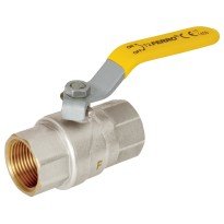 Robinet gaz cu bila Ferro KGN 1/2 interior-interior cu maneta