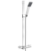 Set de dus Ferro Quadro N110 cu bara si suport culisant crom