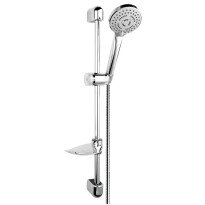 Set de dus Ferro Tutti N340 cu bara si suport culisant crom