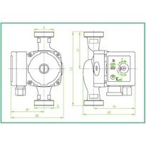 Pompa electronica de circulatie MAYER 25-5, GPA25-5
