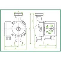 Pompa electronica de circulatie MAYER 20-5, GPA20-5