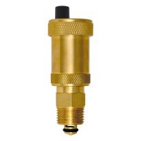 Aerisitor automat Ferro O15AS2 1/2 cu valva antireflux, alama, galben