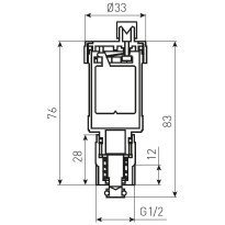 Aerisitor automat Ferro O15AS2 1/2 cu valva antireflux, alama, galben