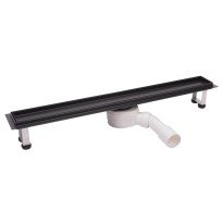 Rigola dus liniara Ferro pentru placi ceramice 80 cm negru