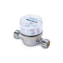 Contor apa calda, cu mecanism uscat, Zenner ETWD-M, Dn15, clasa B, pre-echipat pentru modul EDC, 2.5 mc/h