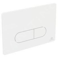 Clapeta de actionare Ideal Standrad OLEAS M1 alb cu dubla comanda pentru rezervor incastrat