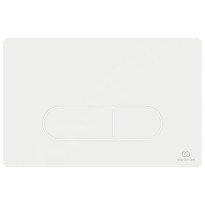 Clapeta de actionare Ideal Standrad OLEAS M1 alb cu dubla comanda pentru rezervor incastrat
