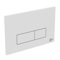Clapeta de actionare Ideal Standrad OLEAS M2 alb cu dubla comanda pentru rezervor incastrat
