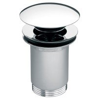 Ventil lavoar Ferro S285, click clack, alama, crom, diametru 1 1/4