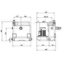 Pompa pentru ape uzate SFA SANIFLO SANICOM 2 - 1500 W